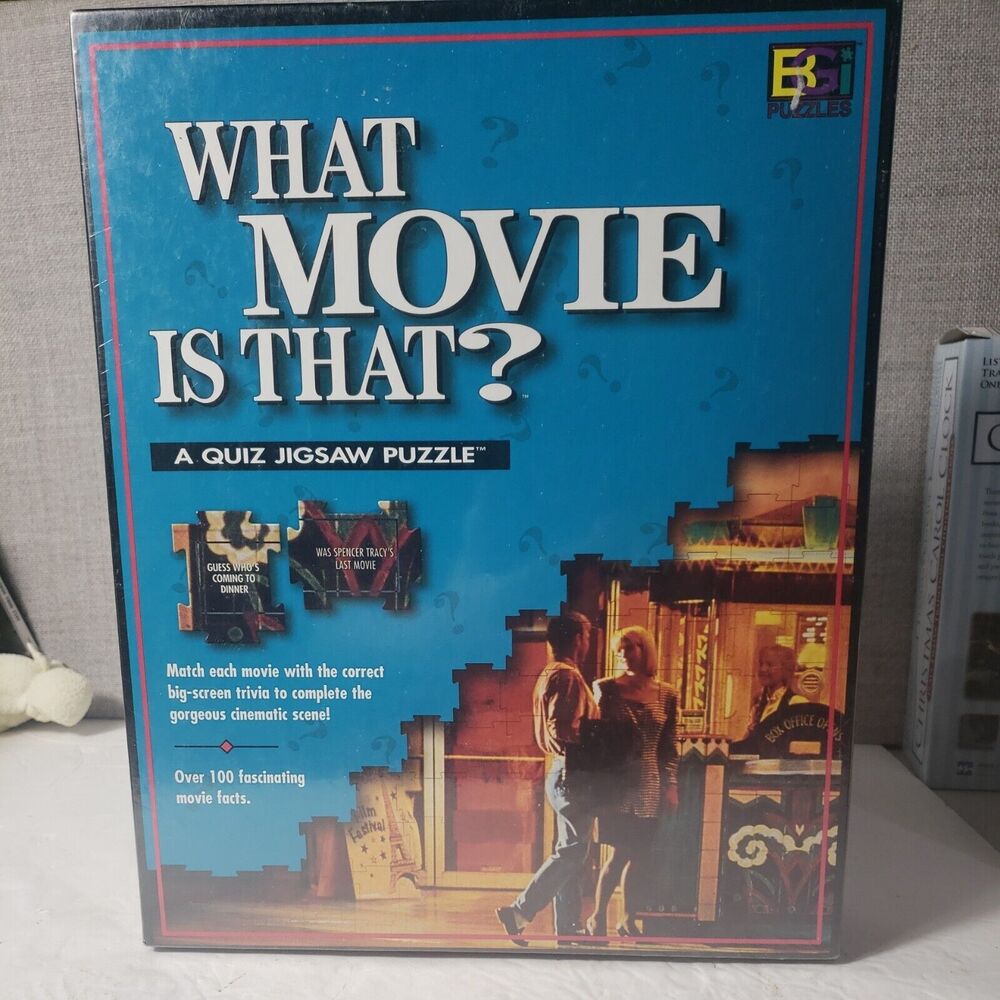 BGI Puzzles What Movie is That? A Quiz Jigsaw Puzzle 252 Large Movie Facts